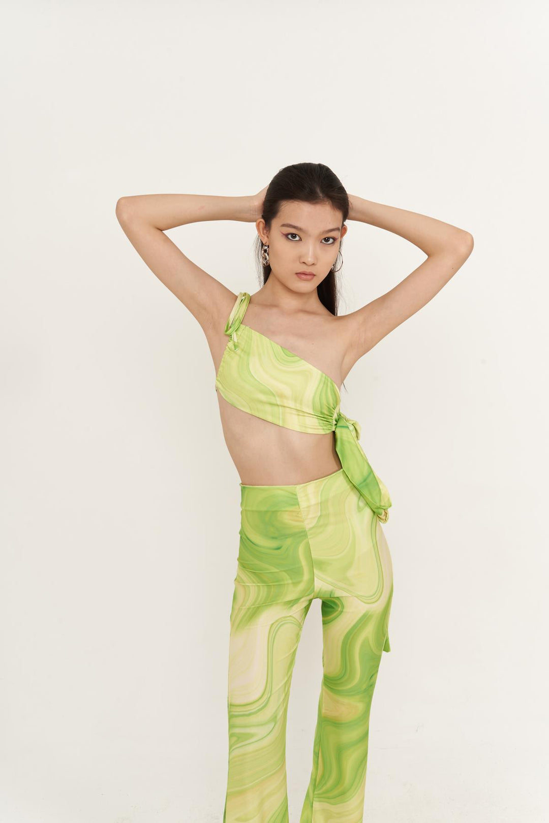 HLLY Women Malrose Pants Green - Manacor