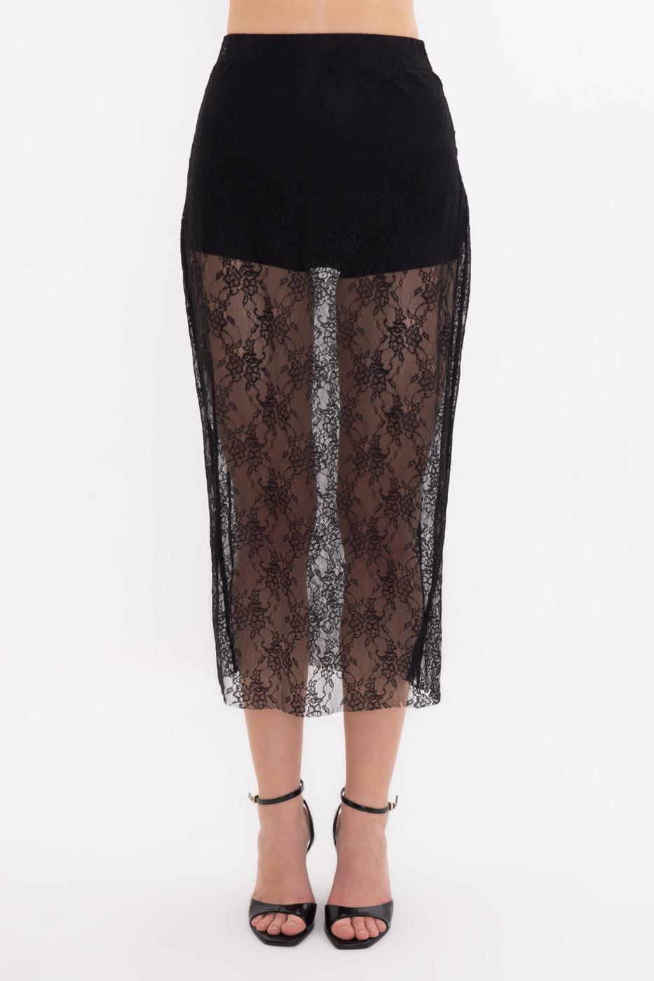 BSL Women Lace Midi Skirt - Batumi