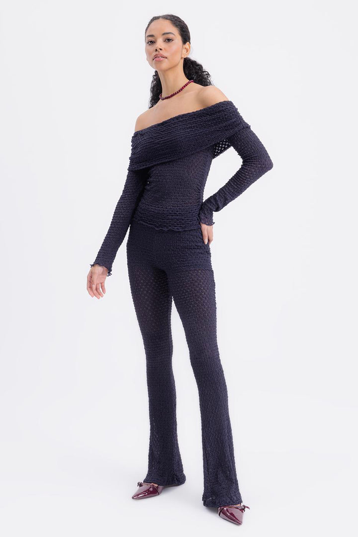 BSL Women Lace Slim Trousers - Cornwall