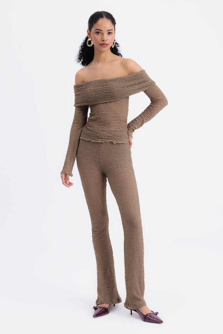 BSL Women Lace Slim Trousers - Harrogate