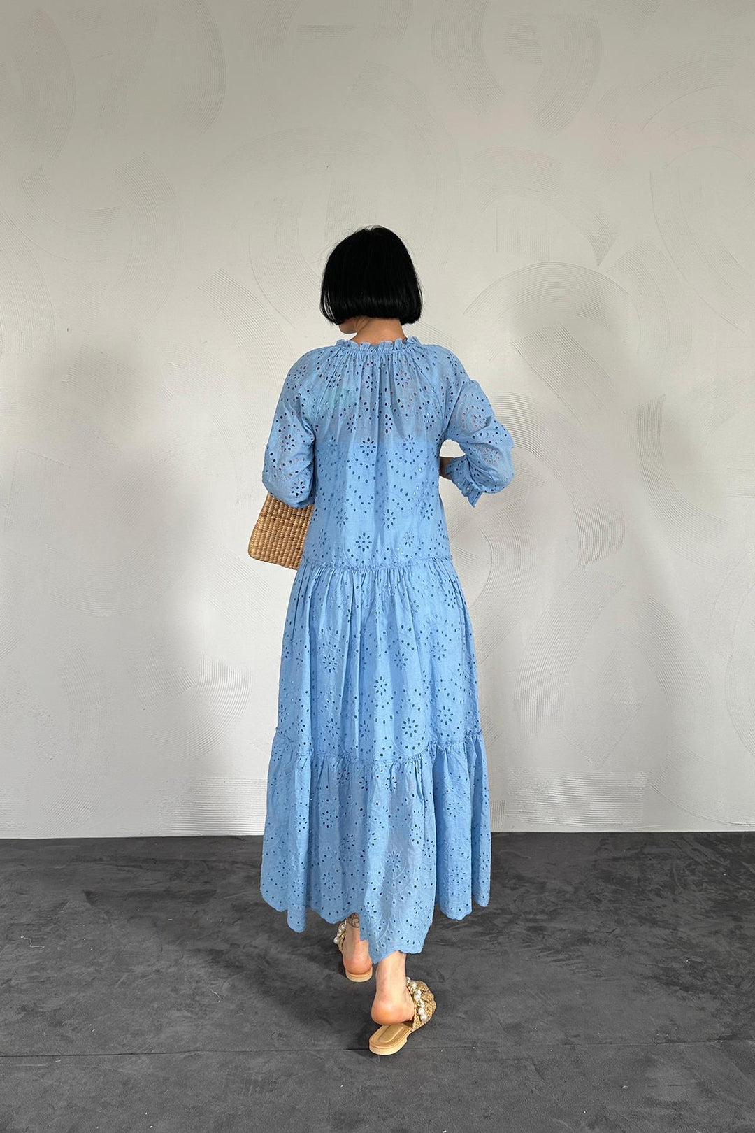 ELS Lace New Dress - Blue - Kamen