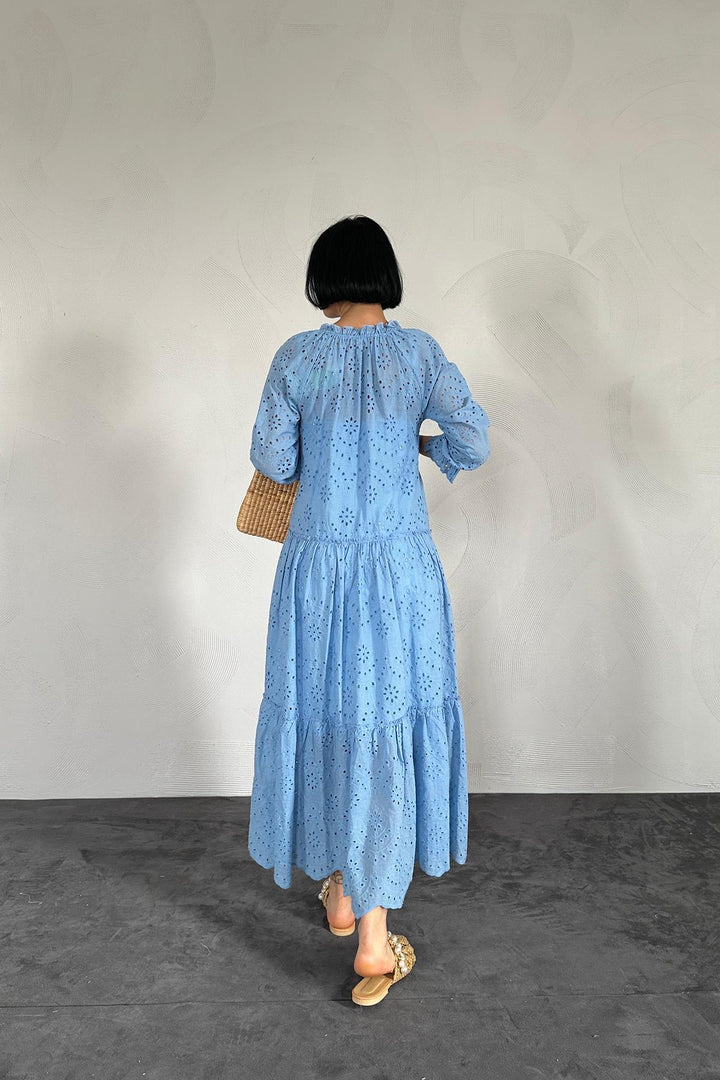 ELS Lace New Dress - Blue - Kamen