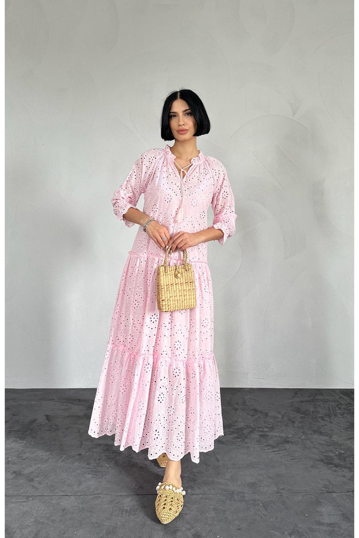 ELS Lace New Dress - Pink - Peoria
