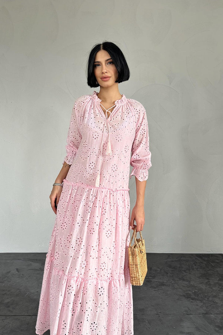 ELS Lace New Dress - Pink - Peoria