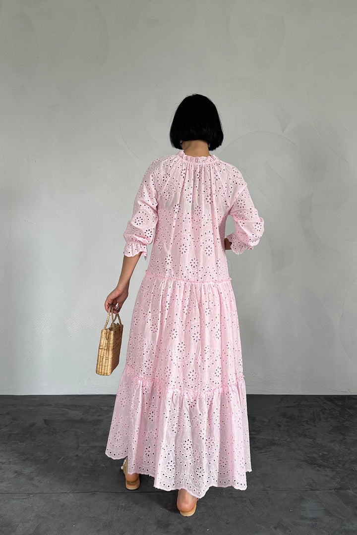 ELS Lace New Dress - Pink - Peoria