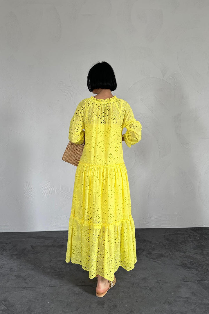 ELS Lace New Dress - Yellow - Lakewood