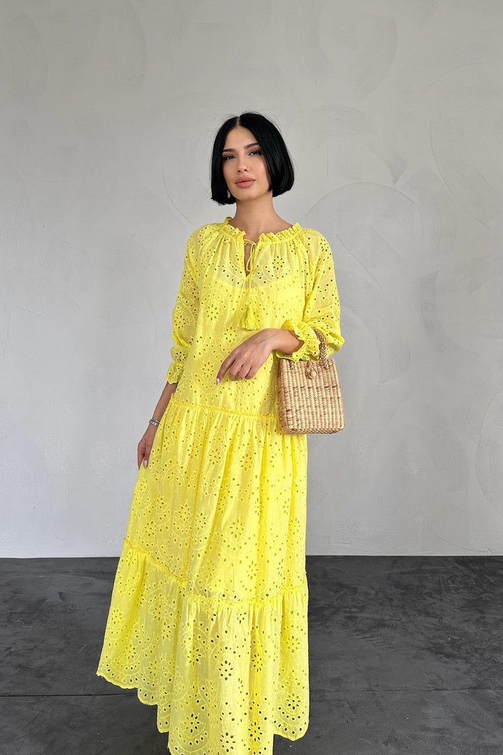 ELS Lace New Dress - Yellow - Lakewood
