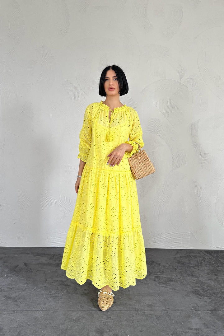 ELS Lace New Dress - Yellow - Lakewood