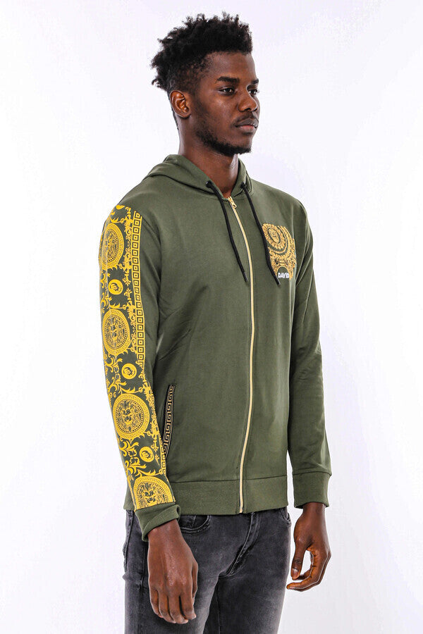 WSS Dark Green Hooded Slim Fit Sweatshirt  - Villanueva y Geltrú
