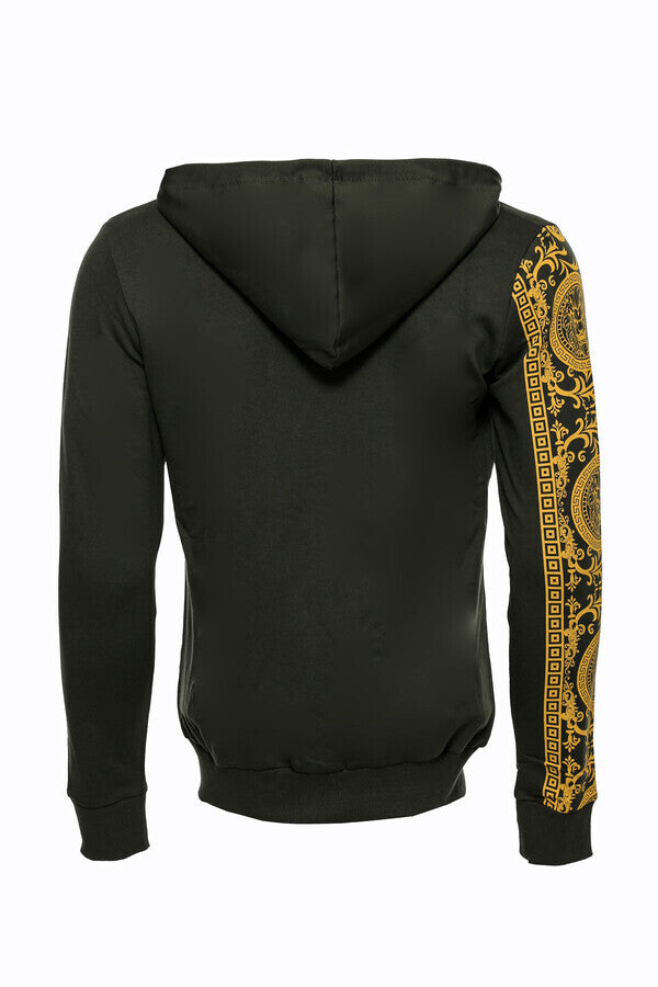 WSS Dark Green Hooded Slim Fit Sweatshirt  - Villanueva y Geltrú