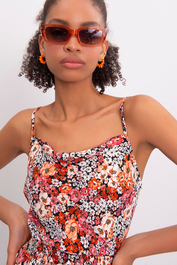 BSL Women Cowl Neck Strapped Blouse - Vila do Conde