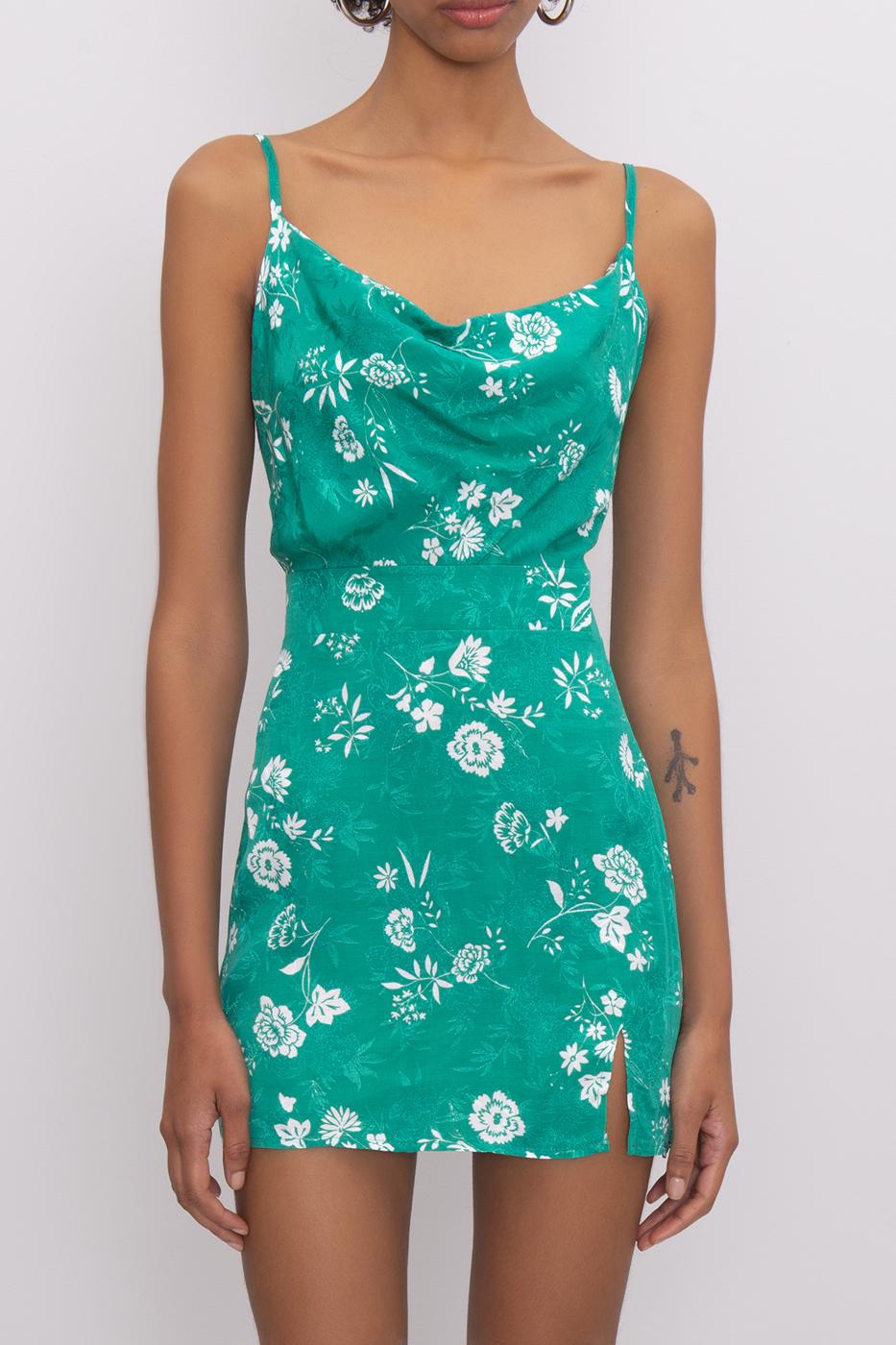 BSL Women Cowl Neck Mini Dress - Salem