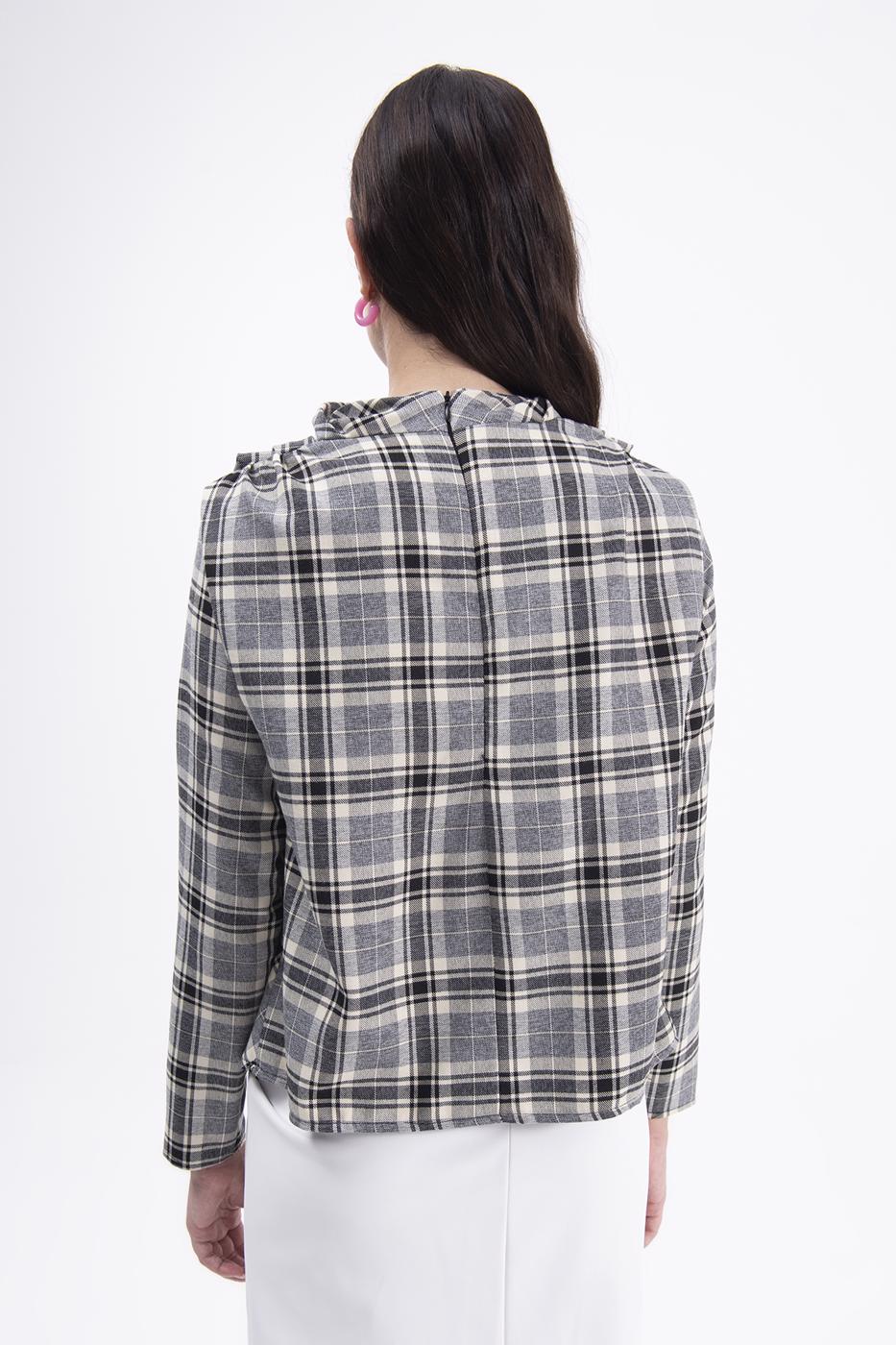 BSL Women Cowlneck blouse - Almelo