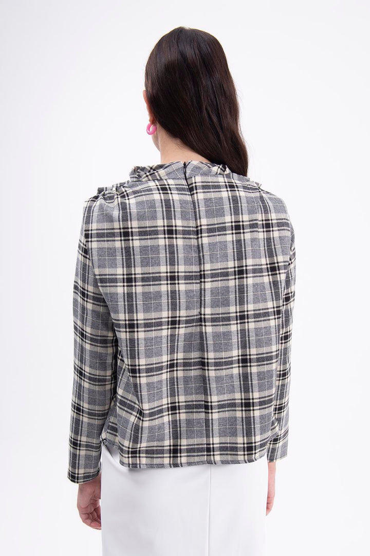 BSL Women Cowlneck blouse - Almelo