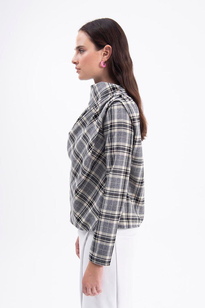 BSL Women Cowlneck blouse - Almelo