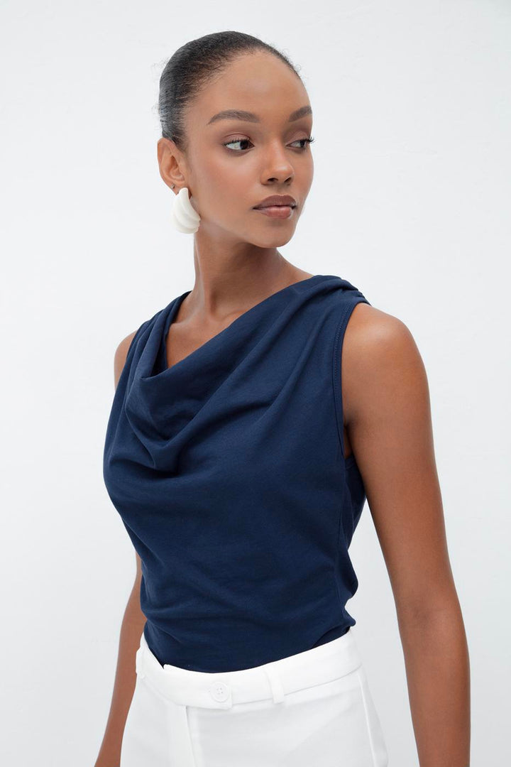 BSL Women Ruffle Collar Blouse - Bell Gardens