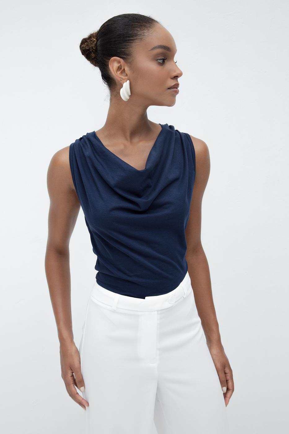 BSL Women Ruffle Collar Blouse - Bell Gardens