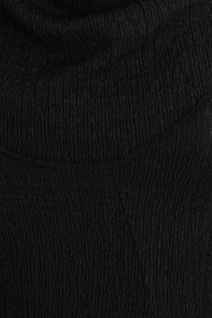 BSL Women Cowl Neck Textured Tie Detailed Blouse - Vittoria