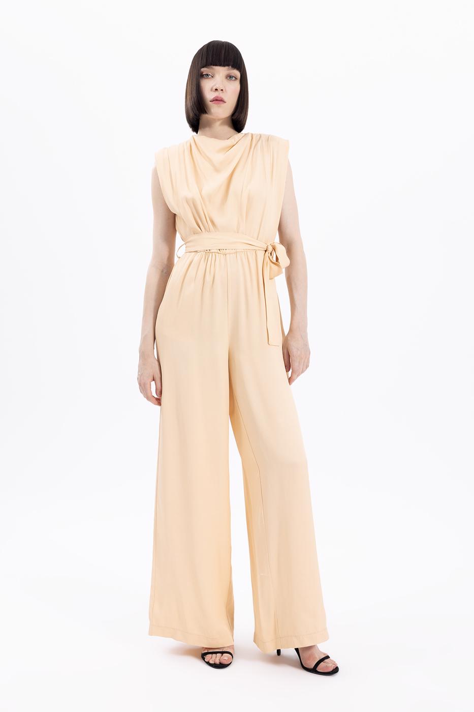 BSL Women Cowl Neck Sleeveless Jumpsuit - Repentigny
