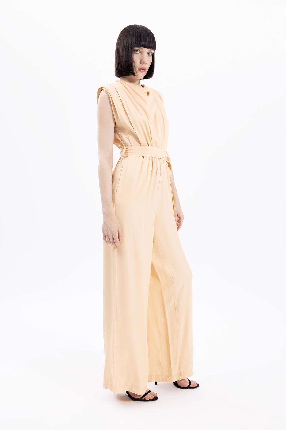 BSL Women Cowl Neck Sleeveless Jumpsuit - Repentigny
