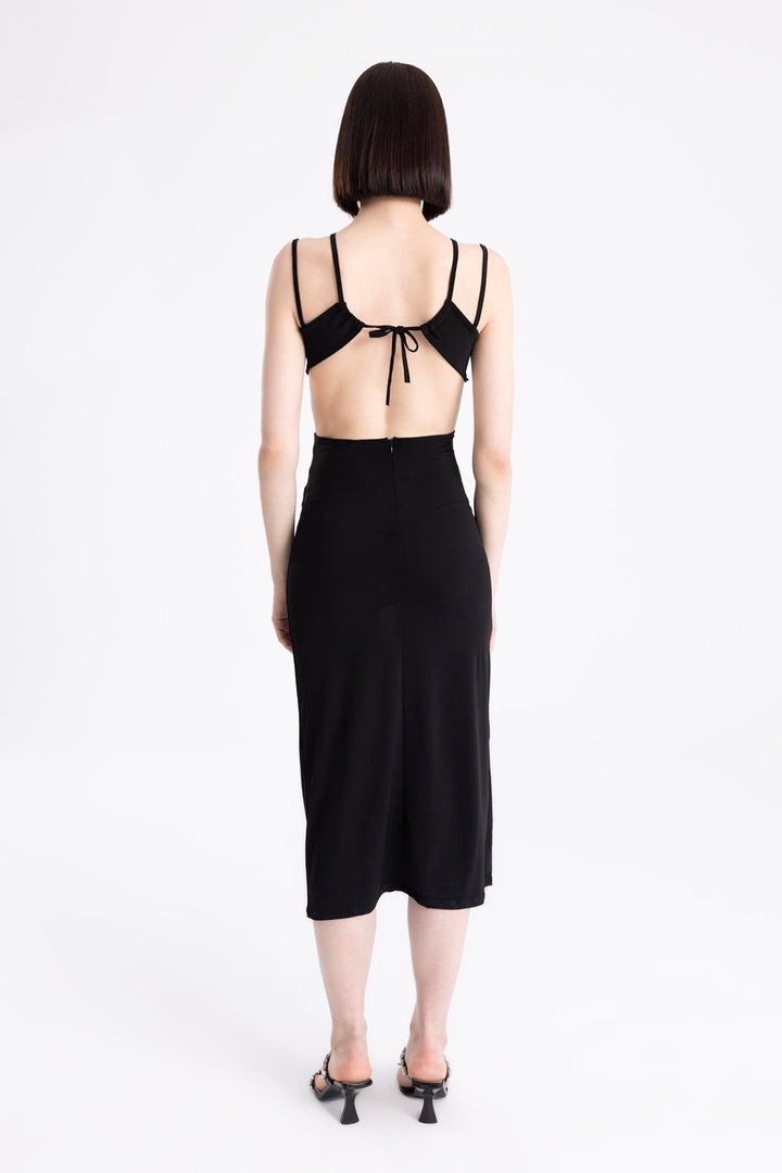 BSL Women Decolette Strapped Midi Dress - Salina Cruz