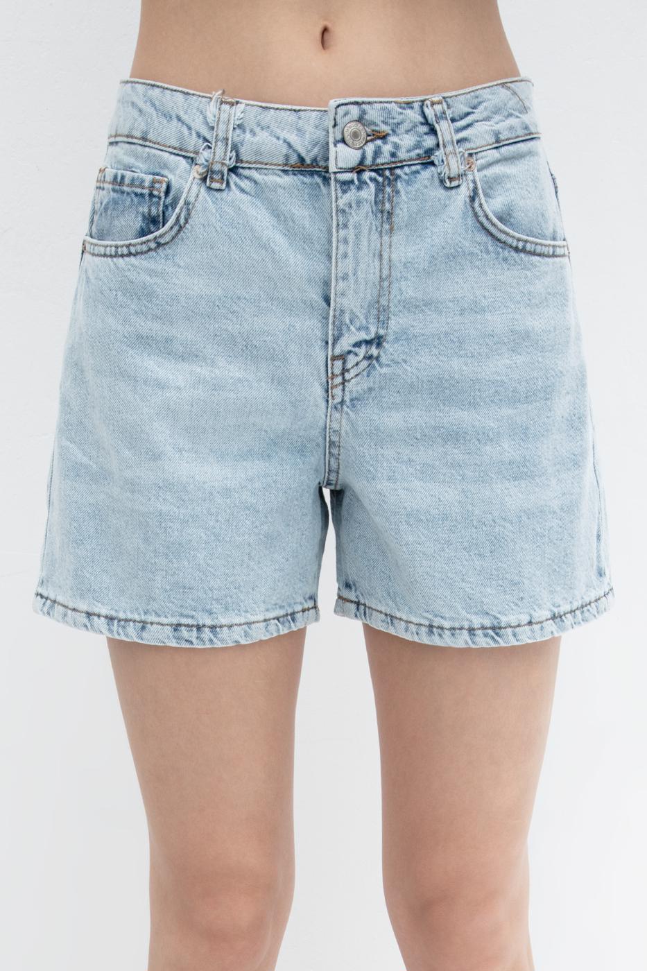 BSL Women Denim Bermuda Shorts - Nicolás Romero