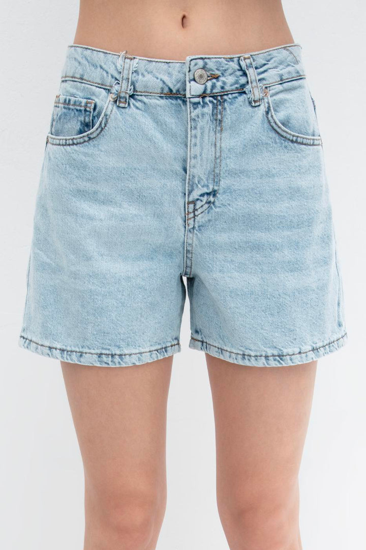 BSL Women Denim Bermuda Shorts - Nicolás Romero