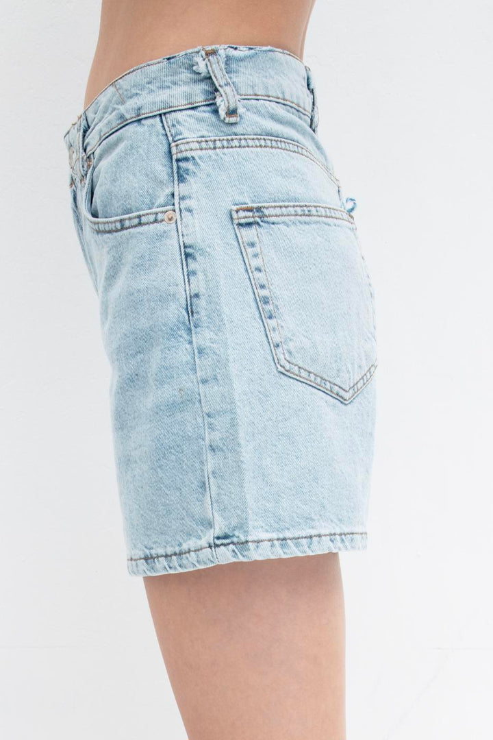 BSL Women Denim Bermuda Shorts - Nicolás Romero