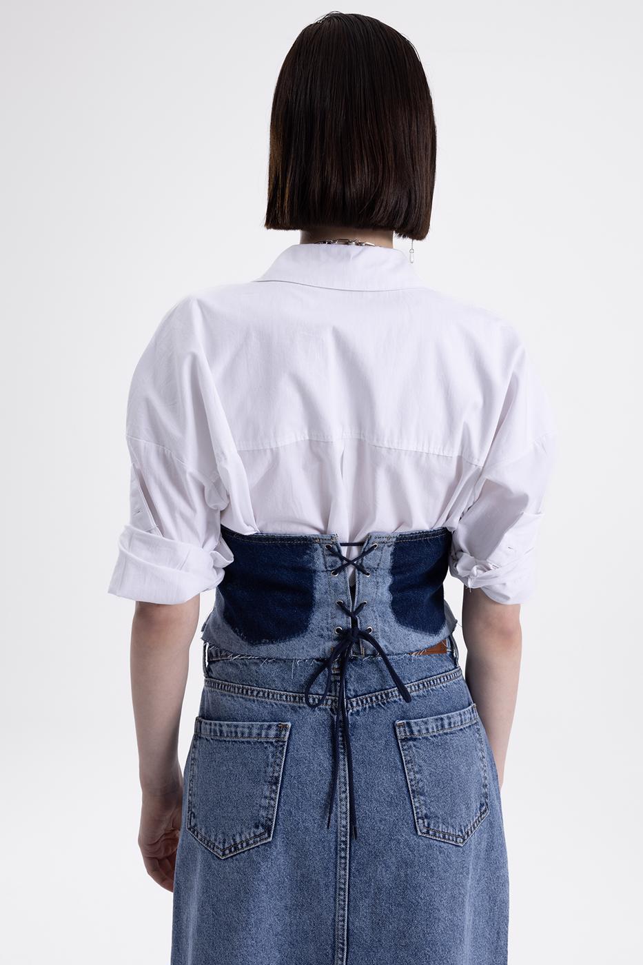 BSL Women Denim Corset - Villa de Álvarez