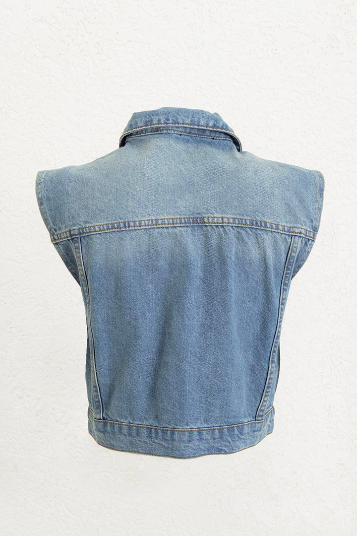 BSL Women Denim Vest - Plymouth