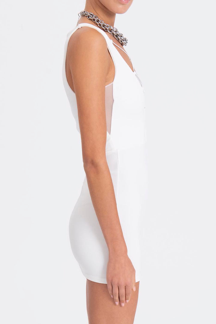 BSL Women Plunging neckline mini dress - Riverhead