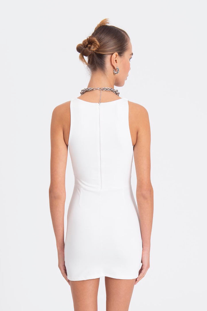 BSL Women Plunging neckline mini dress - Riverhead