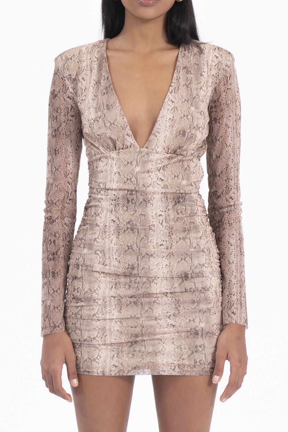 BSL Women Deep V-neck mini dress - Teramo
