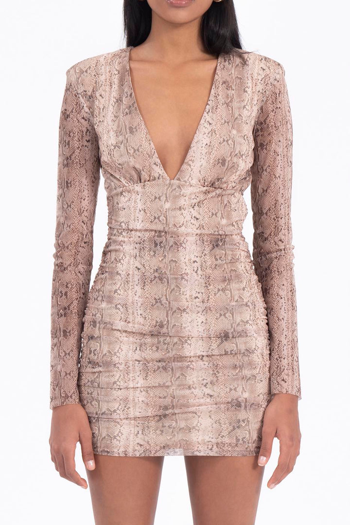 BSL Women Deep V-neck mini dress - Teramo