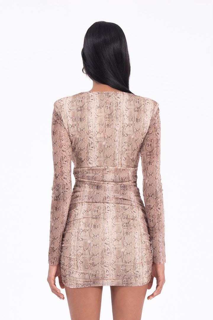 BSL Women Deep V-neck mini dress - Teramo
