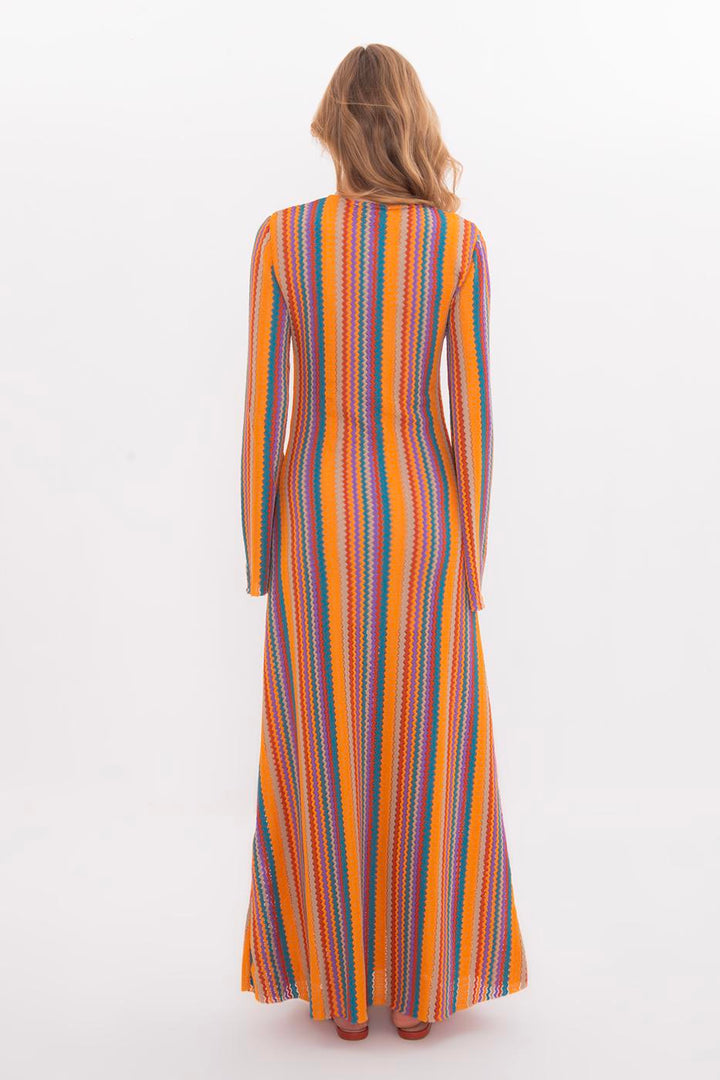 BSL Women Deep V-Neck Maxi Dress - Woodbridge