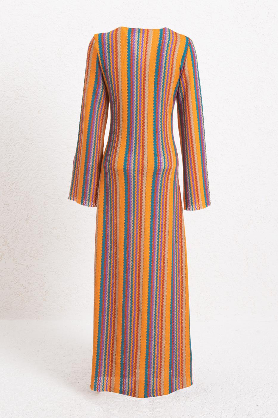 BSL Women Deep V-Neck Maxi Dress - Tbilisi