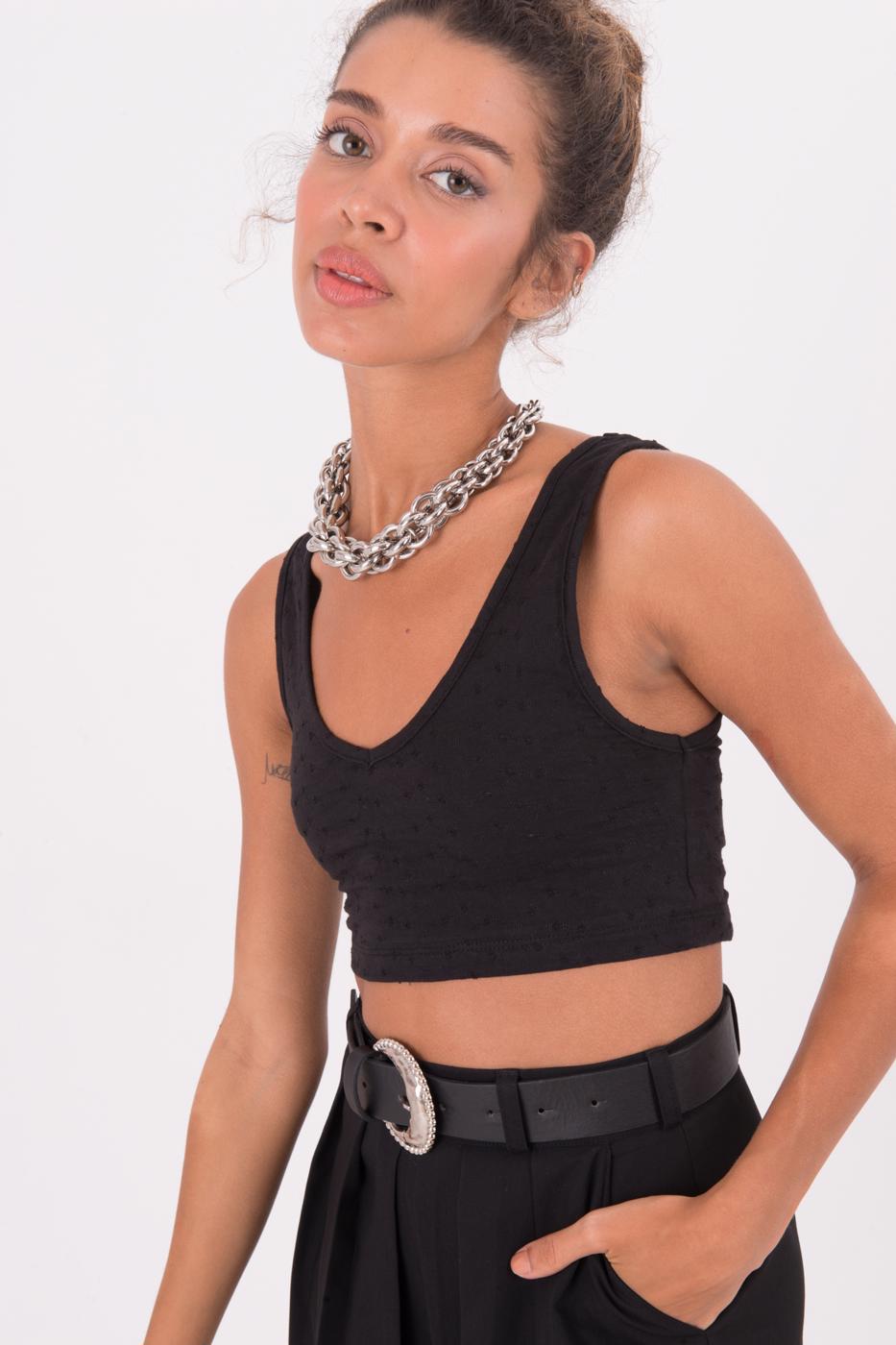 BSL Women Deep Neck Top - Mukacheve