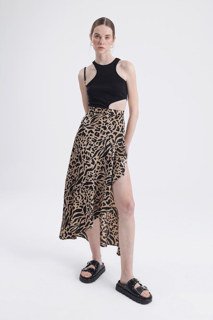 BSL Women Midi skirt with deep slit - Tepeji del Río de Ocampo