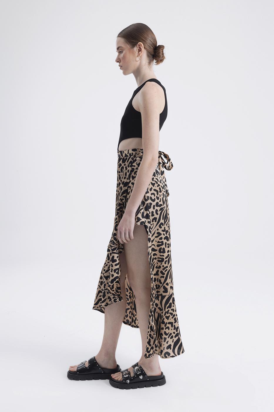 BSL Women Midi skirt with deep slit - Tepeji del Río de Ocampo