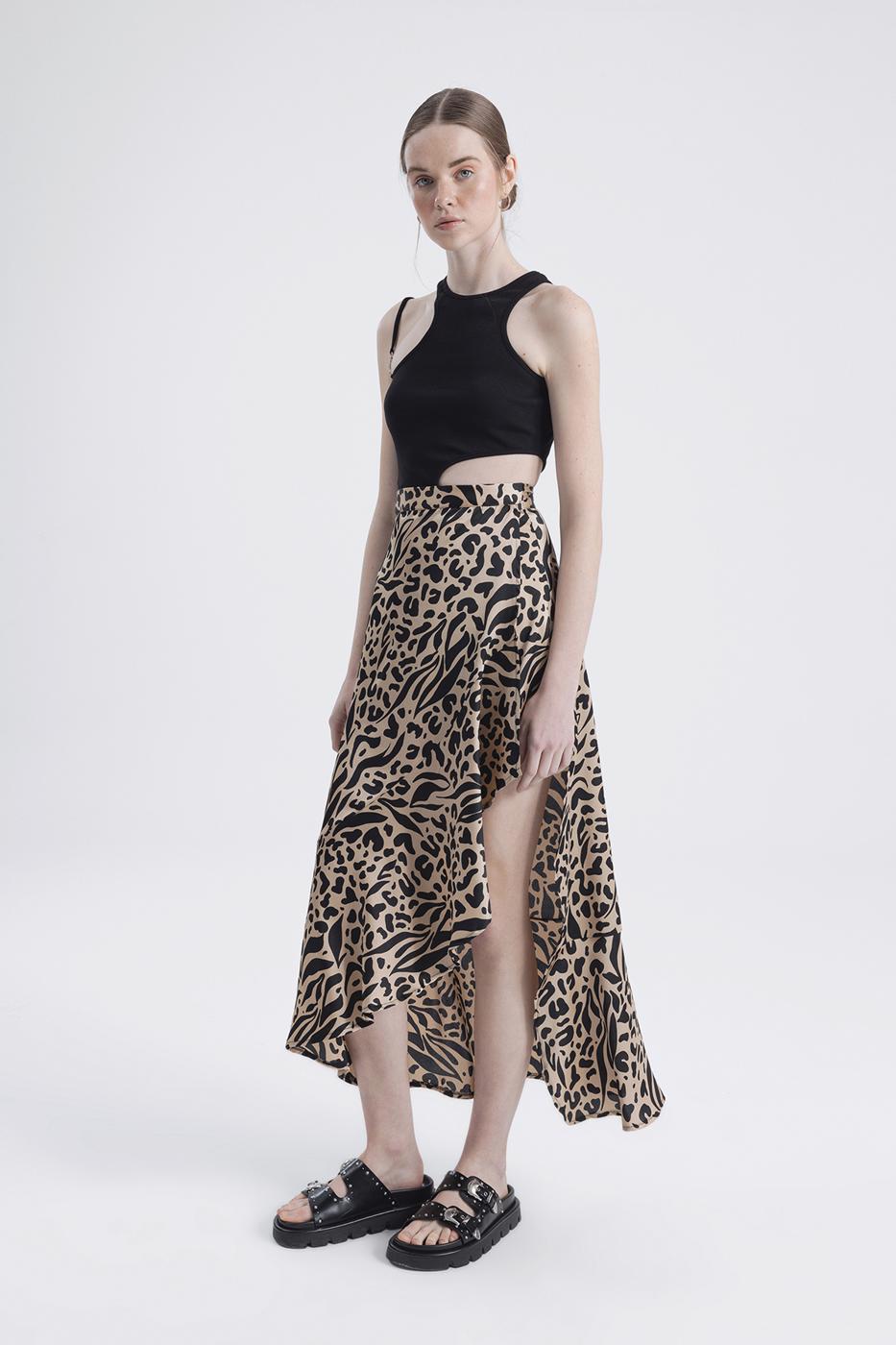 BSL Women Midi skirt with deep slit - Tepeji del Río de Ocampo
