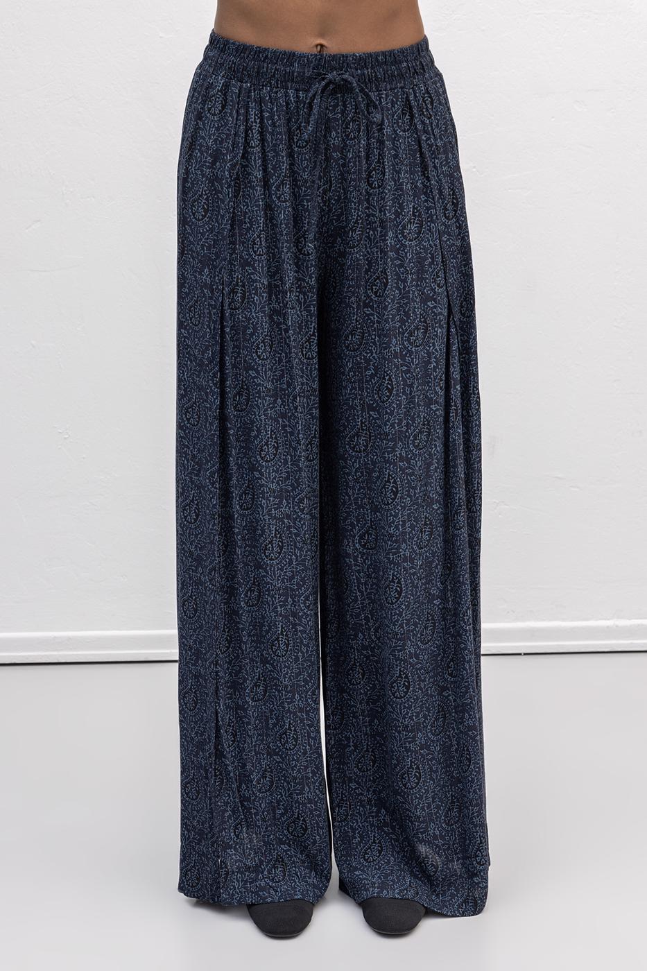 BSL Women Deep Slit Wrap Loose Trousers - Everett