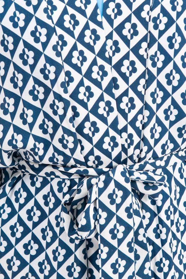 BSL Women Patterned Maxi Kimono - Aberdeen