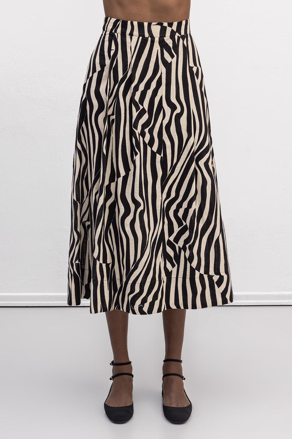 BSL Women Patterned Midi Skirt - Clovis