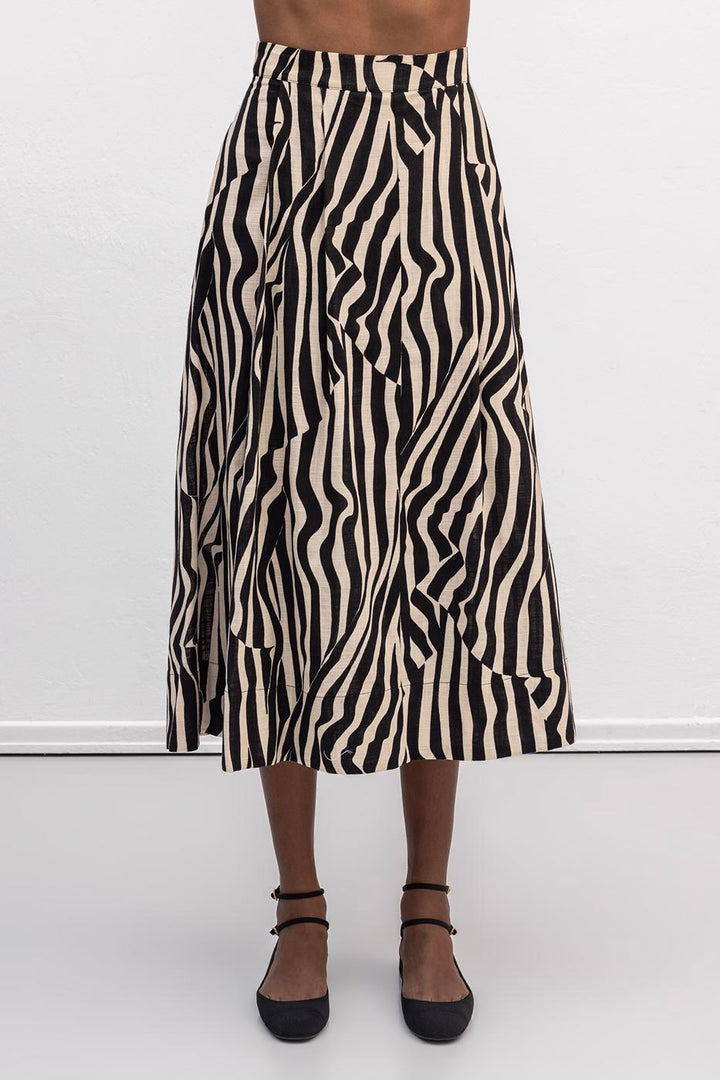 BSL Women Patterned Midi Skirt - Clovis