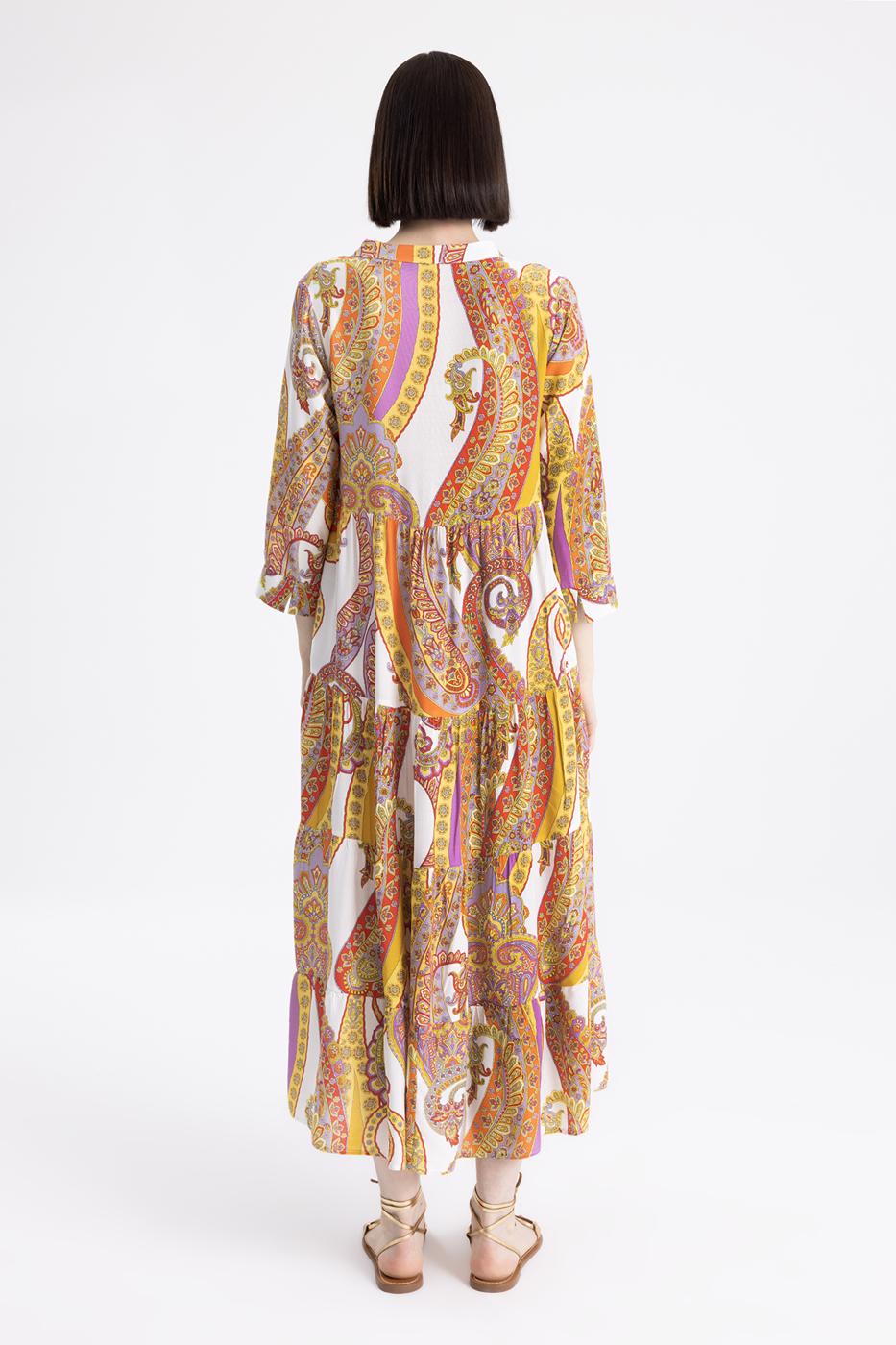 BSL Women Printed Oversize Maxi Dress - Naples