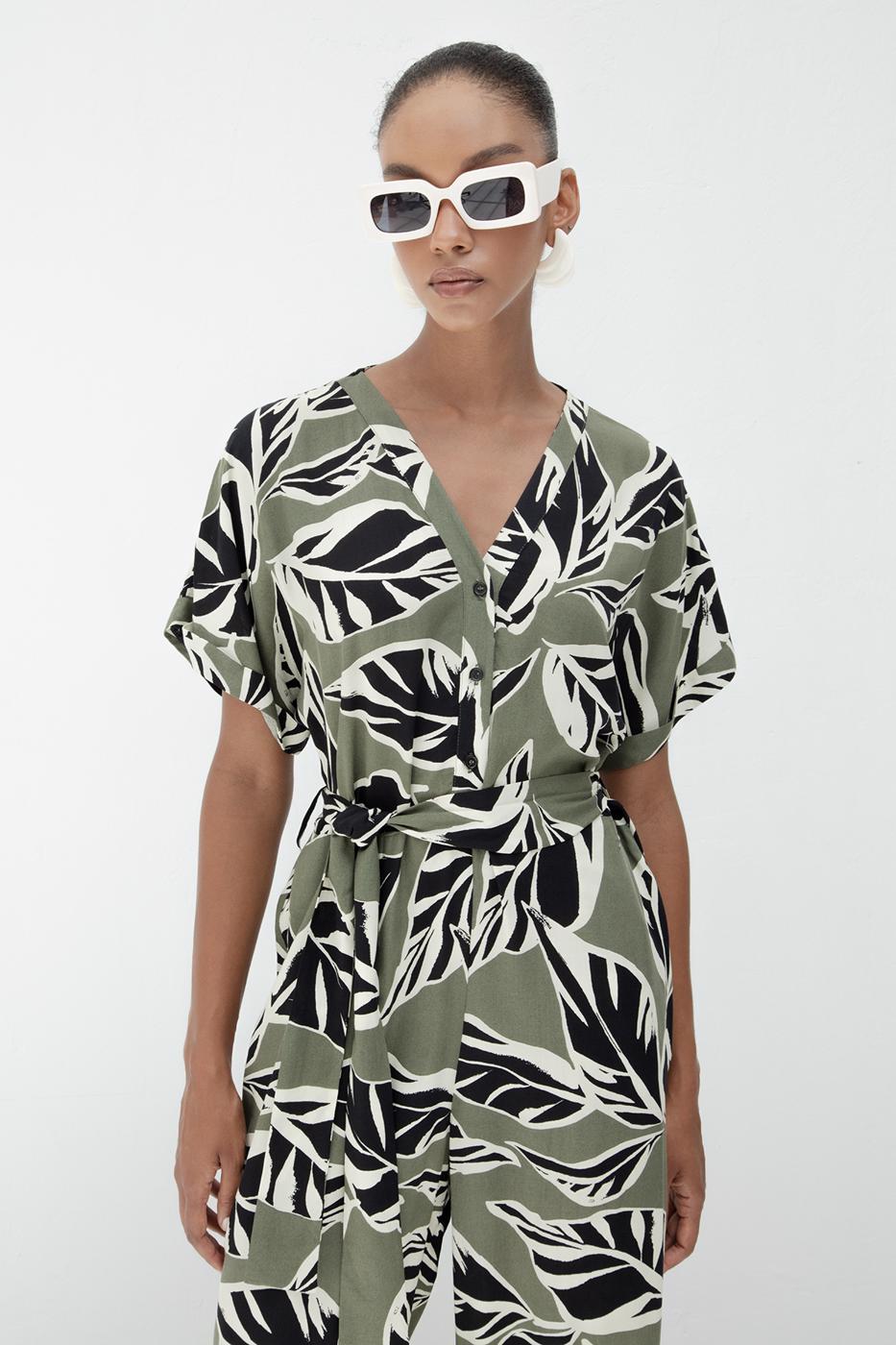 BSL Women Patterned Jumpsuit - Manukau City