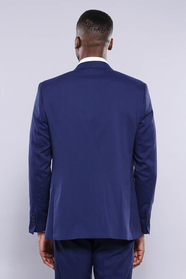 WSS Detachable Lapel Blue Men Tuxedo   - Woodbridge