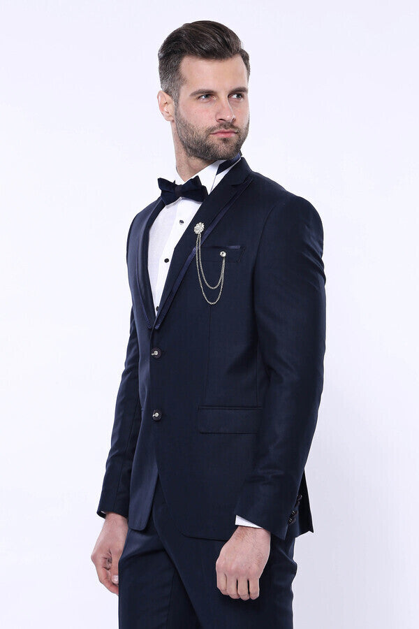WSS Detachable Lapel Navy Blue Tuxedo  - Frankenthal