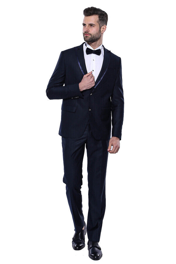 WSS Detachable Lapel Navy Blue Tuxedo  - Frankenthal